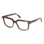 Tom Ford Men's Designer Square Eyeglasses FT5889-B053/53 Clear/Blue-Light Block Lens (front view) img