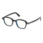 Tom Ford Unisex Designer Square Eyeglasses FT5837-B001/46 (front view) img