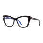 Tom Ford Women's Designer Cat Eye Eyeglasses FT5826-B001/55 (front view) img