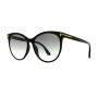 Tom Ford Women's Designer Cat Eye RX-Sunglasses FT078701B Gradient Smoke Lenses (front view) img