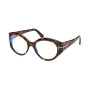 Tom Ford Women's Designer Round Eyeglasses FT5950-B052/53 (front view) img
