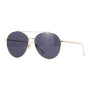 Tom Ford Women's Designer Round Sunglasses FT075728A Grey Lenses (front view) img