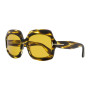 Tom Ford Women's Designer Square RX-Sunglasses FT115552E Brown Lenses (front view) img
