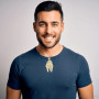 Large Solid 10K Gold Egyptian Pharaoh Head Diamond Pendant for Men 3.5in on the body img