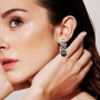 Pearl 18K Gold Diamond Pearl Earrings 0.72ct on the body img
