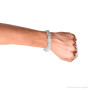 Real Diamond Bracelet for Men in Sterling Silver 3.18ct on the body img