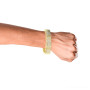 Fully Iced Out VS Diamond Bracelet for Men 14K Yellow Gold by Joe Rodeo 21 Carats on the body img