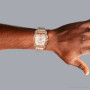 Aqua Master Unisex Real Diamond Watch 2.50ct on the body img