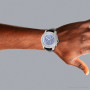 Luxurman Men's Diamond Watch 0.25ct Blue MOP on the body img