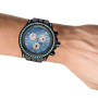 Joe Rodeo Men's Blue Diamond Watch Pilot 27.70ct on the body img