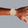Iced Out Joe Rodeo Diamond Watch Master Pilot on the body img