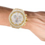 Iced Out Joe Rodeo Diamond Watch Master Pilot on the body img