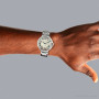 Men's Cartier Ballon Custom Diamond Bezel Watch 2.75ct on the body img