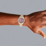 Rolex Datejust 16.5 Carat Men's Diamond Watch Gold Steel Purple MOP on the body img