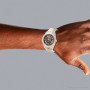 Iced Out Rolex Datejust II 41mm Men's Diamond Watch | Brown Dial Rose Gold on the body img