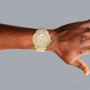 Iced Out Men's Diamond Watch | Joe Rodeo Junior | 50mm | Diamond Bezel | 24ct on the body img