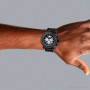 Large Men's Black Diamond Watch | Luxurman Escalade 49mm Case 0.25ct on the body img