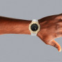 Yellow Casio G-Shock GA2100-7A Black Dial 7.50ctw Diamond Thorn Setting Watch on the body img