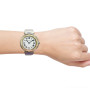 Cartier Santos Ronde 18K Gold and Stainless Steel Diamond Women's Watch 32mm 0.38ct on the body img