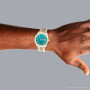Men's Diamond Watch | Rolex Datejust 16233 | 36mm | Jubilee Bracelet | Turquoise Dial | Diamond Bezel on the body img