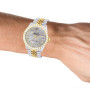 Men's Diamond Watch | Rolex Datejust 16233 | 36mm | White Roman MoP Dial | Jubilee Bracelet | Diamond Bezel on the body img