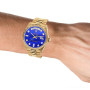 Men's 18K Gold Watch Rolex Day-Date | Diamond | 36mm | Blue MoP Dial | President Bracelet on the body img
