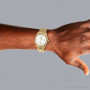Men's Gold Watch Rolex Day-Date | Diamond | 36mm | White Dial | President Bracelet on the body img