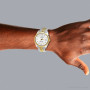Men's Diamond Watch Rolex Datejust 41mm White Dial Jubilee Bracelet on the body img