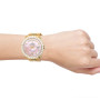 Women's 18K Gold Watch Rolex Day-Date | 36mm | Rose MoP Dial | President Bracelet | Diamond Bezel on the body img