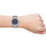 Diamond Rolex Oyster Perpetual Datejust 26mm Watch For Women With Navy Blue Dial on the body img