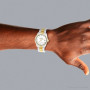 Two-Tone Rolex Diamond Watch Oyster Perpetual Datejust 36mm Oyster Bracelet White Mother-of-Pearl Dial on the body img
