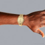 Men's Yellow Gold Diamond Rolex Watch Day-Date | 36mm | President Bracelet Champagne Dial on the body img