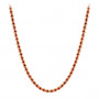 Unique 10K Gold Ruby Necklace for Women 10.5ct by Luxurman in Rose color img