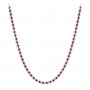 Unique 10K Gold Ruby Necklace for Women 10.5ct by Luxurman in White color  img