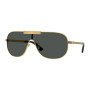 Versace Women's Designer Square Sunglasses VE2293100287 Grey Lenses (front view) img