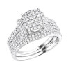 Affordable 1 Carat Diamond Engagement Ring Set in 14K Gold