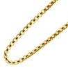 Men's 14K Gold Chain Solid Yellow Gold Round Box Chain