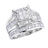 Luxurman 1.75ct Diamond Engagement Ring and Wedding Band Set in 14k Gold testimonial