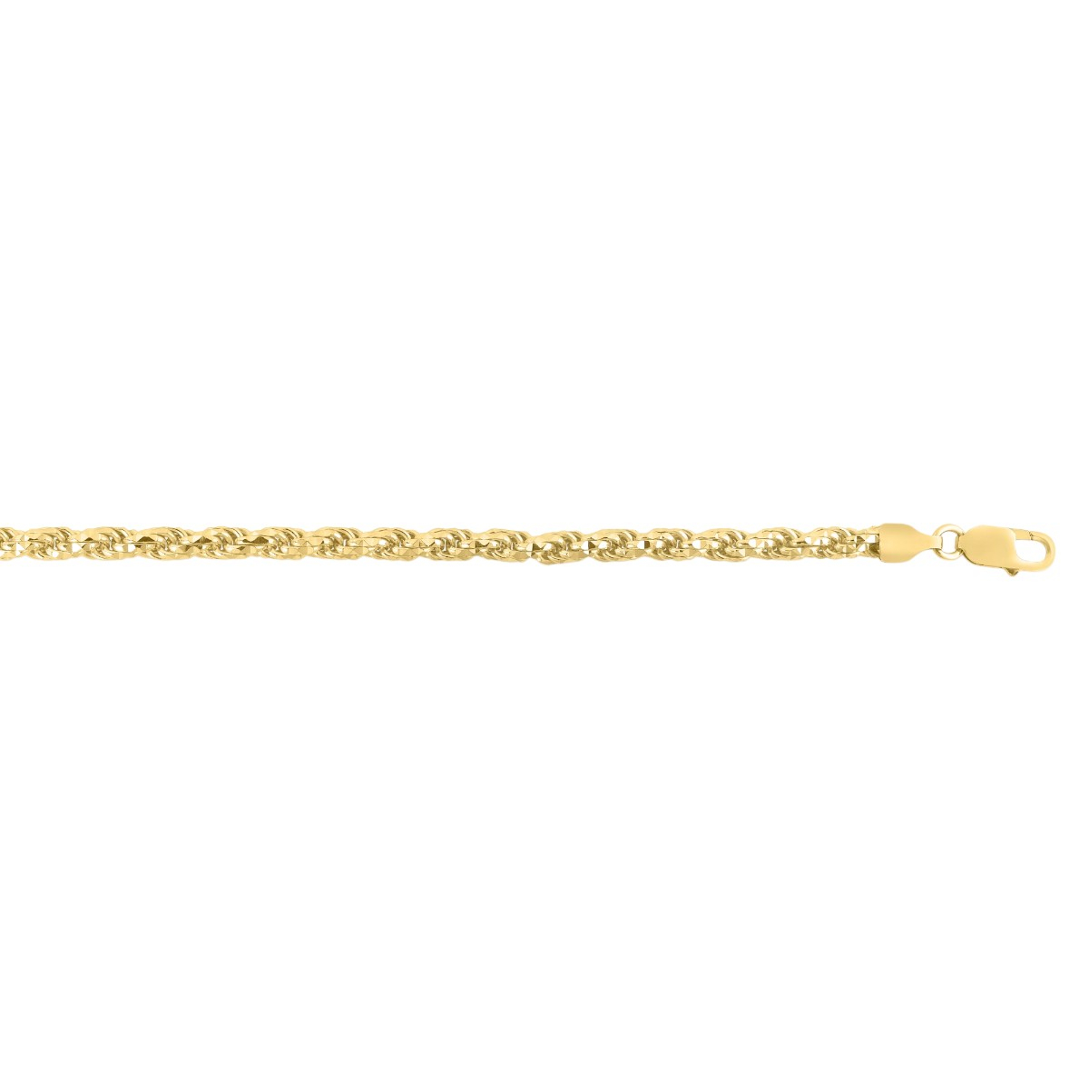 Item Code: HD1009, Approx. Weight: 54.01 g, Warranty: 12 months, Metal: Plated Sterling Silver, Width: 3/16in (5mm), Length: 7/8in (22mm), Link Type: Rope, Clasp: Lobster.
