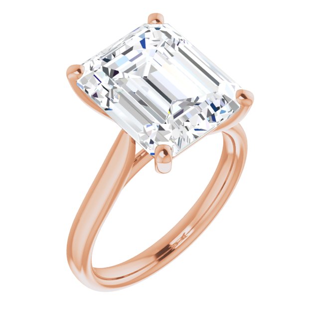 Item Code: ST072DNE, Warranty: 12 months, Ring Style: Birthstone, Metal: 14K Gold, Bridal: Bridal, Engagement, Setting Type: Solitaire, Width: 1/2in (13mm), Personalization: Yes, Jewelry Shape: Rectangle, Carat Weight: 6 ct, Type of Gemstone: Diamond, Shape: Emerald, Color: H, Clarity: SI1, Stone Setting Type: Prong.