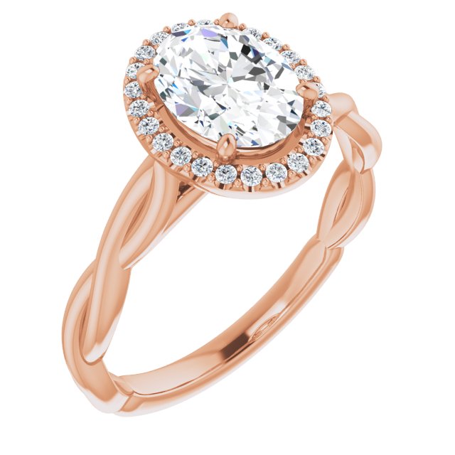Item Code: ST067DNO, Warranty: 12 months, Ring Style: Birthstone, Metal: 14K Gold, Bridal: Bridal, Engagement, Setting Type: Halo, Width: 7/16in (11mm), Personalization: Yes, Carat Weight: 1 ct, Type of Gemstone: Diamond, Shape: Oval, Round, Color: H, Clarity: SI1, Stone Setting Type: Prong, Shared Prong.