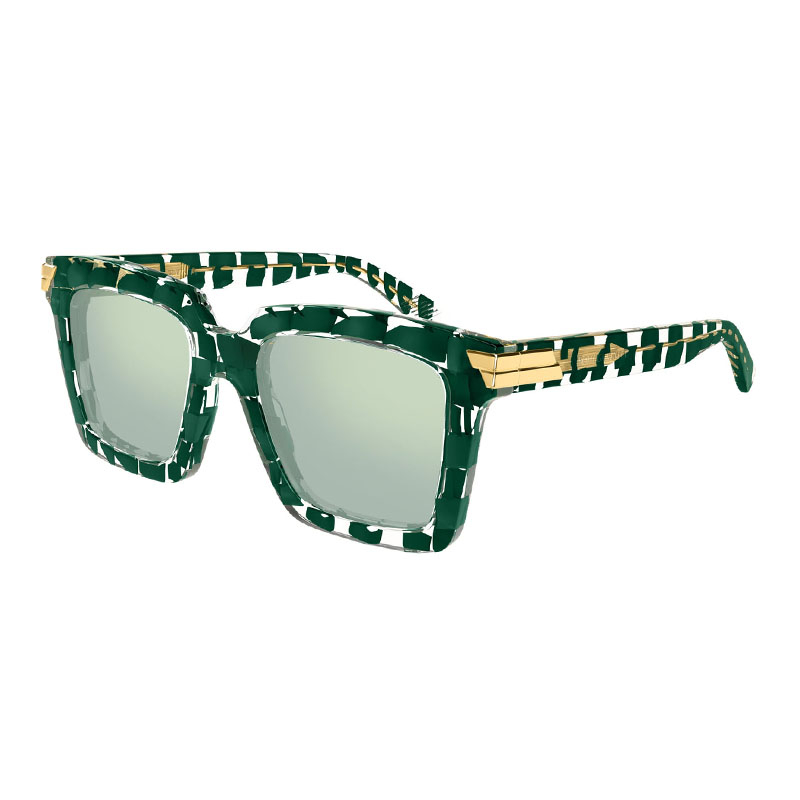 Item Code: M08611, UPC: 889652514239, Glasses Style: Square, Glasses Type: Sunglasses, Frame Color: Transparent, Frame Material: ACETATE, Lens Color: Green Mirror, Bridge Size: 21 mm, Sun Protection: 100% UV, Temple Length: 145 mm.