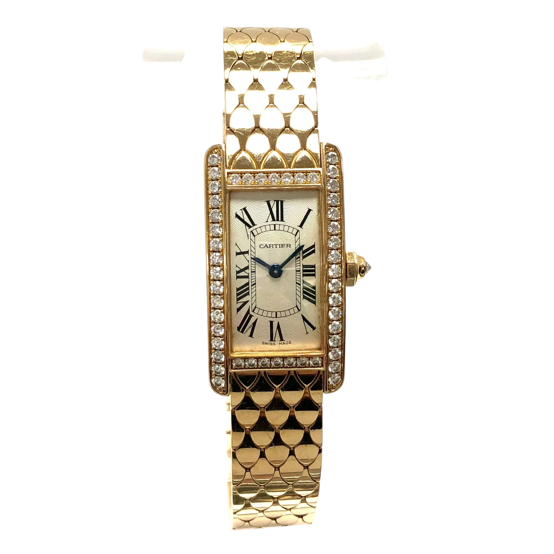 Cartier 18K Rose Gold Women's Diamond Watch 19mm - Itshot S000262