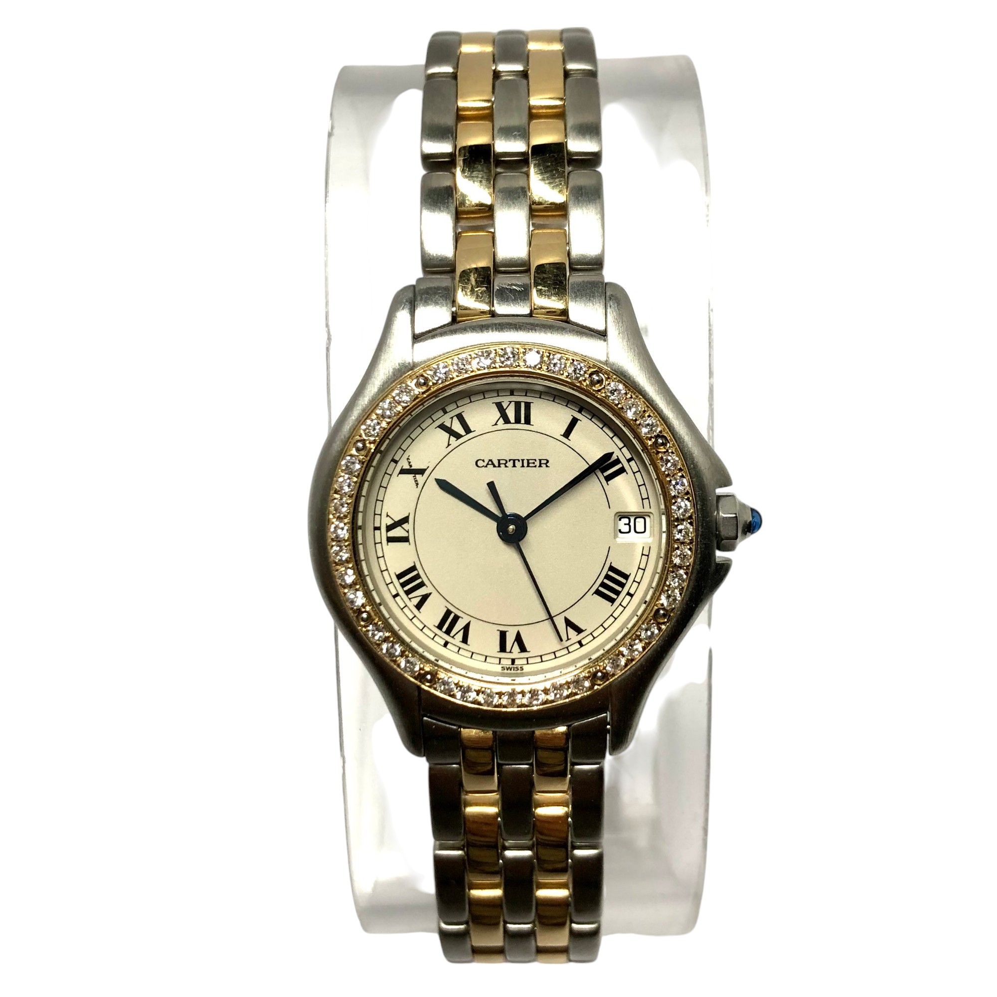 た*か様 Cartier レディース 時計 シルバー/ゴールド W1529856 シルバー Cartier（カルティエ）タンクLC SM 中古