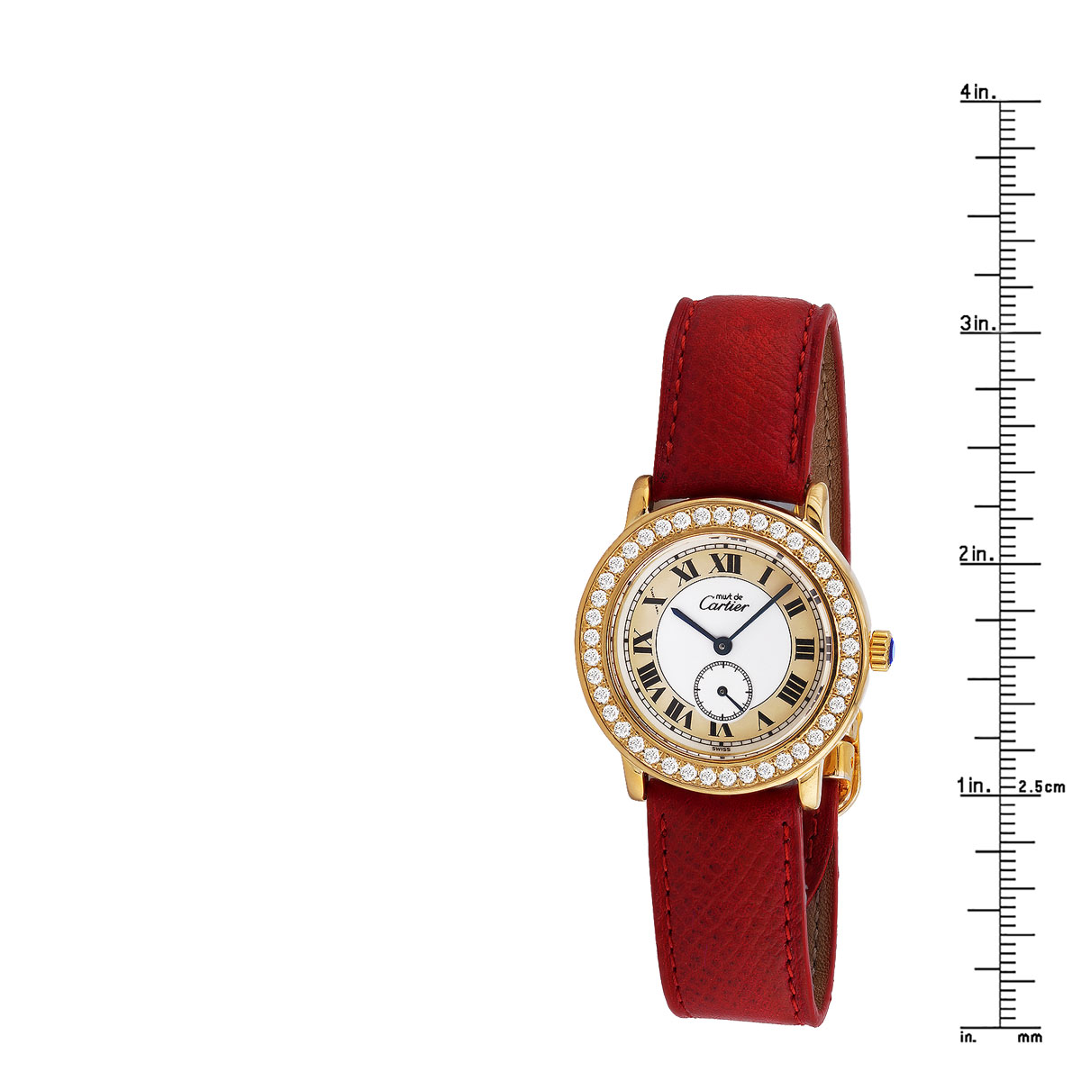 Cartier Must 2 Rondo 1*** 1 0***** Red #323150C16B Cartier Rotonde de Cartier – Analog:Shift main image 2