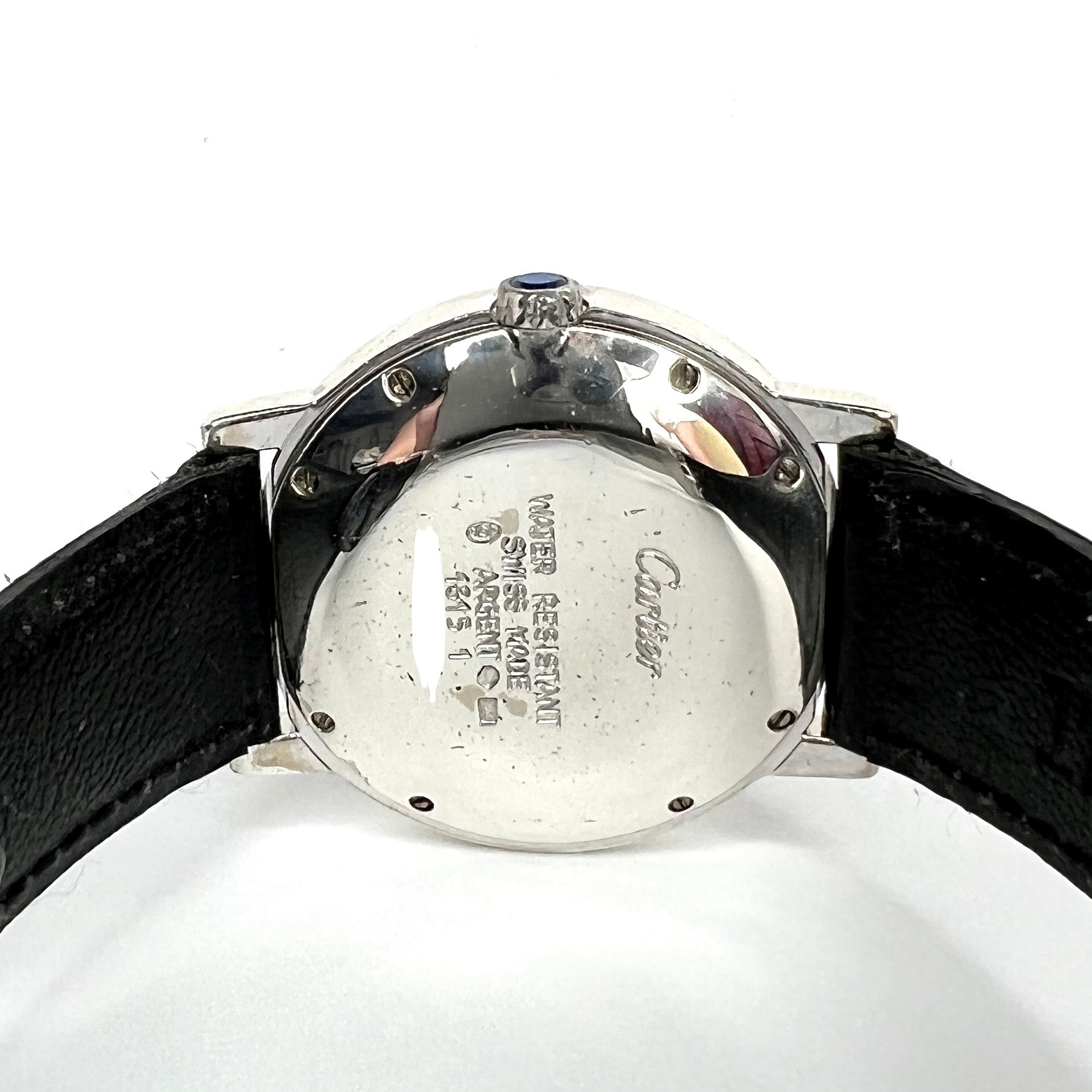 CARTIER Must Rondo Watches Aftermarket bezels WhiteDial Silver925/diamond/... Cartier Must de Cartier Ronde 18K Diamond Women main image 3