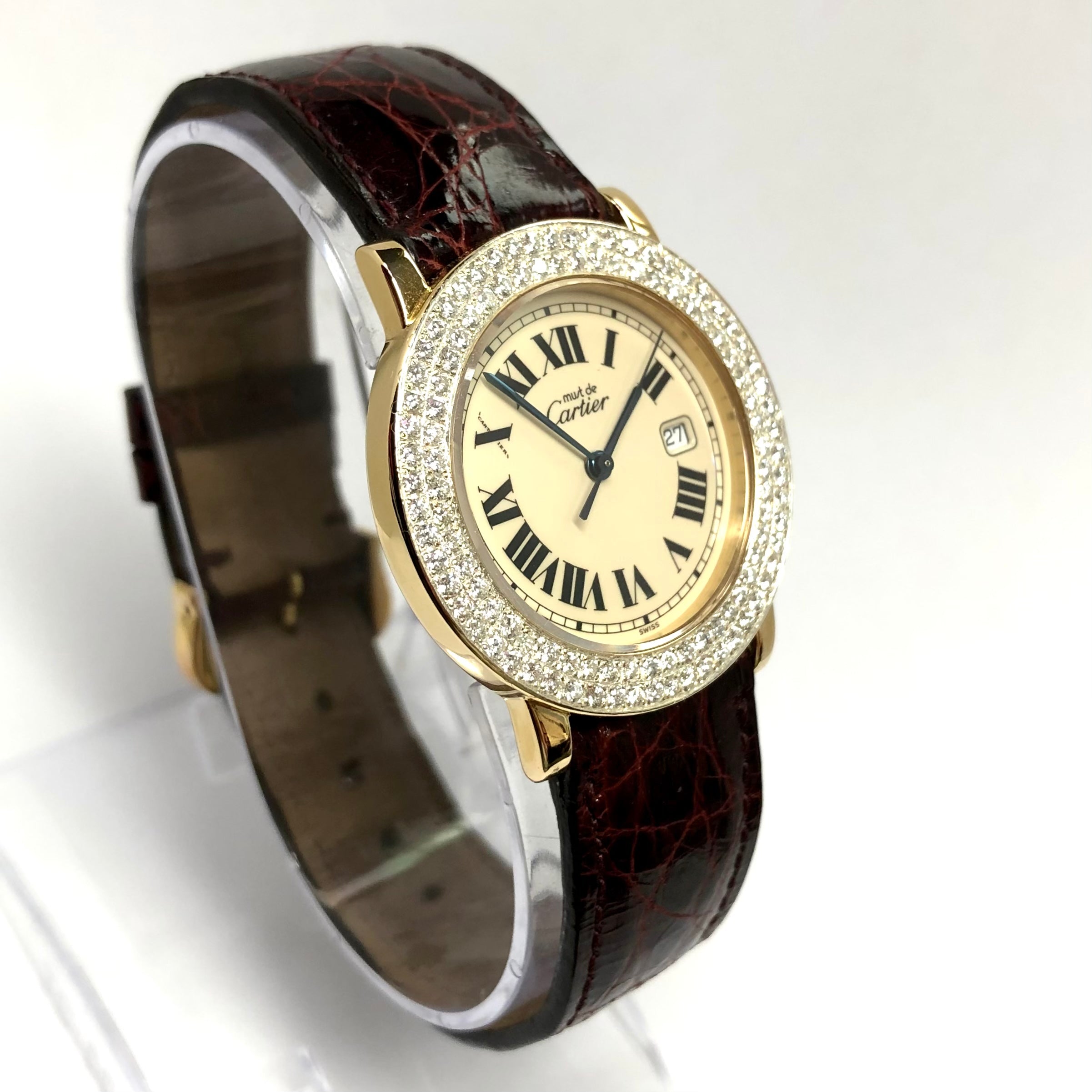 Cartier Must de Cartier Ronde Sterling Silver Diamond