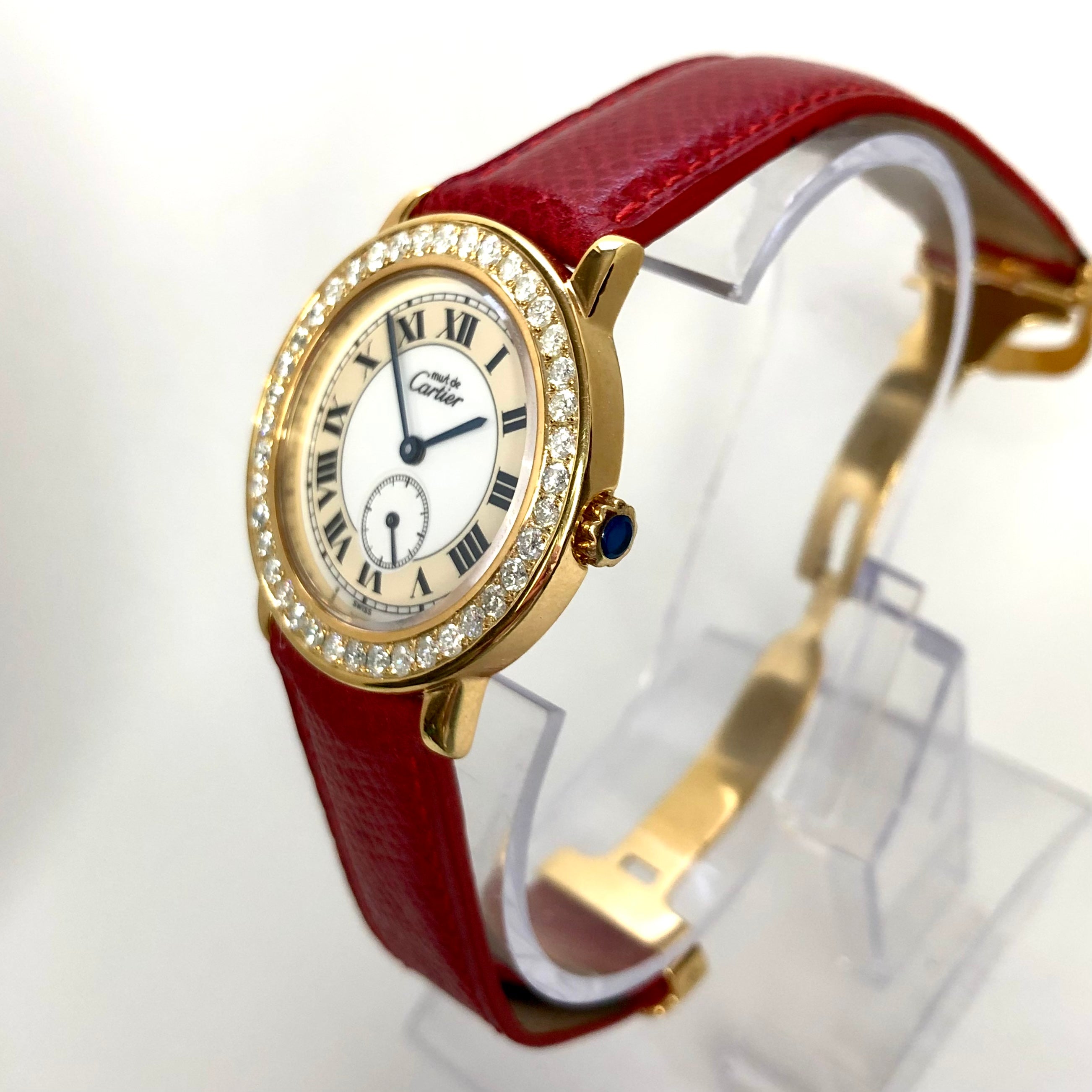 Cartier Must de Cartier Ronde Gold Diamond Women display picture 1