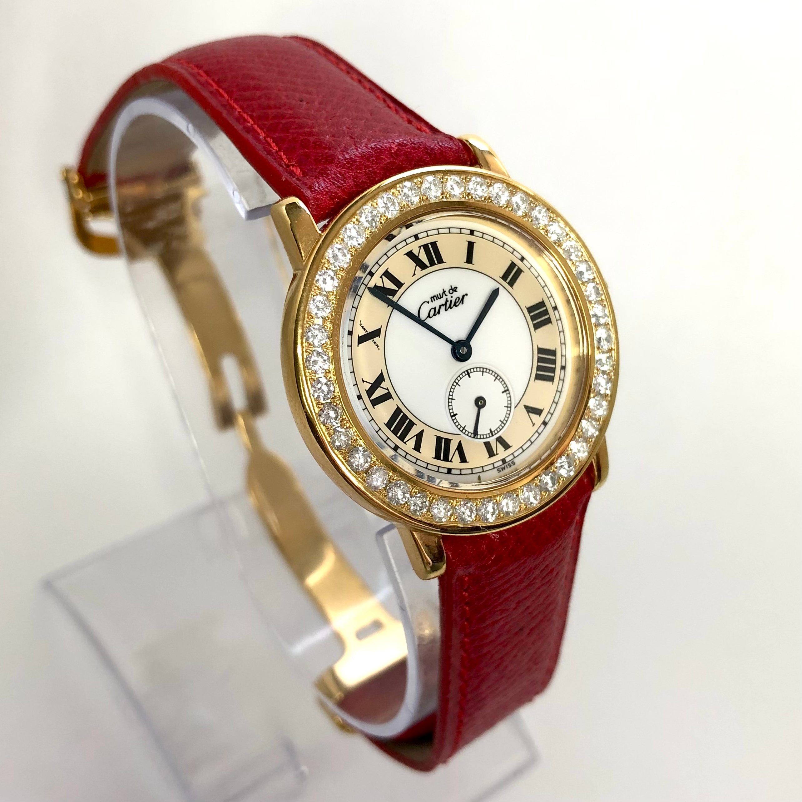 Cartier Must de Cartier Ronde Gold Diamond Women display picture 2