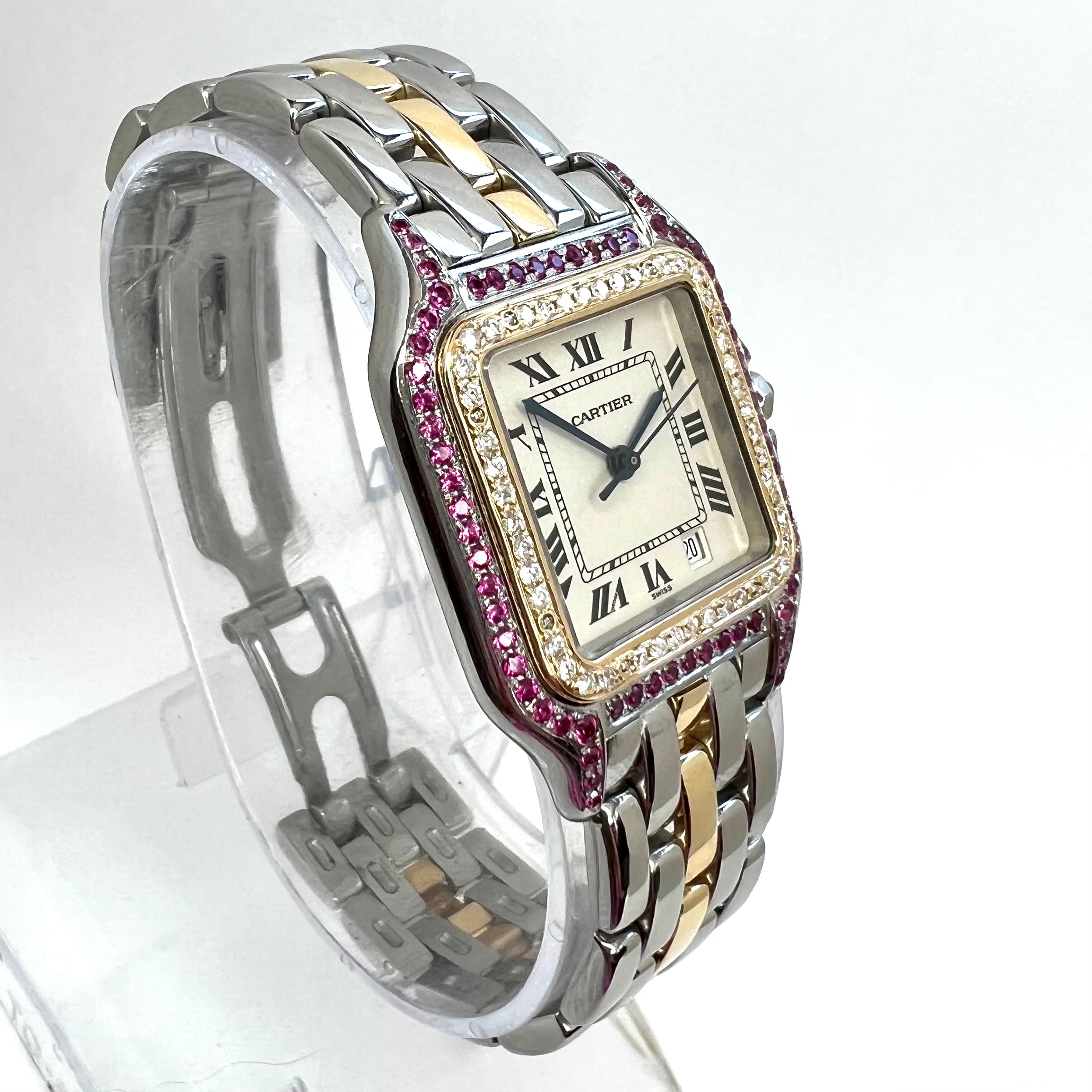 Cartier Panthere 18K Gold and Stainless Steel Women display picture 1